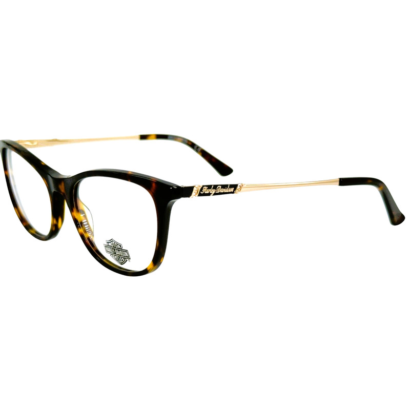 Harley Davidson HD0549 Womens Plastic Eyeglass Frame 052 Dark Havana 53-17