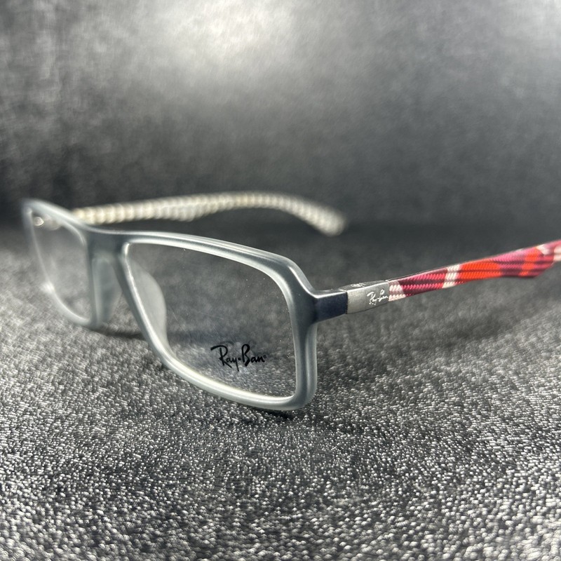 NEW Ray Ban Eyeglasses RB8902 5481 Gray Red Camo Carbon Fiber 52-17 145