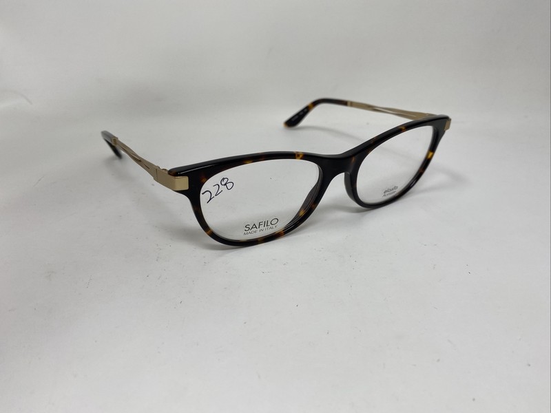 SAFILO EYEWEAR ITALY SA 6048 Y3M TORTOISE GOLD 51/17/135 EYEGLASSES FRAME !T65 gallery