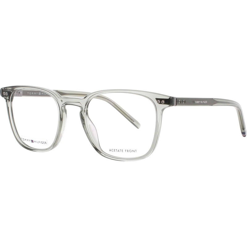 Tommy Hilfiger Men’s Eyeglasses Sage Plastic Square Full Rim Frame TH 1814 6CR