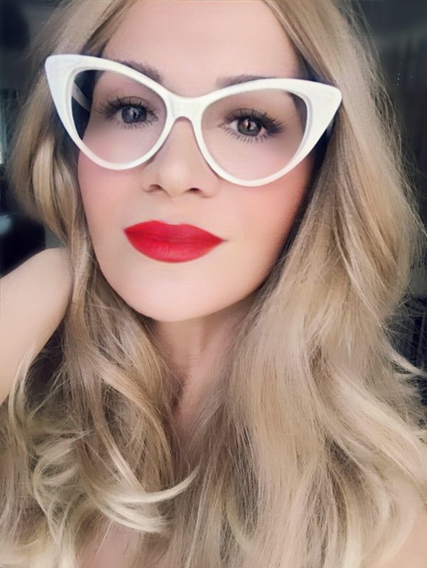 Big Cat Eye Rockabilly PinUp Hot Secretary Nikita Large Eyeglasses Frames 1377 L gallery