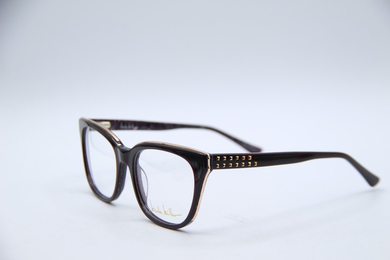 NEW NICOLE MILLER CONOVER C03 VIOLET GOLD AUTHENTIC FRAMES EYEGLASSES 52-18