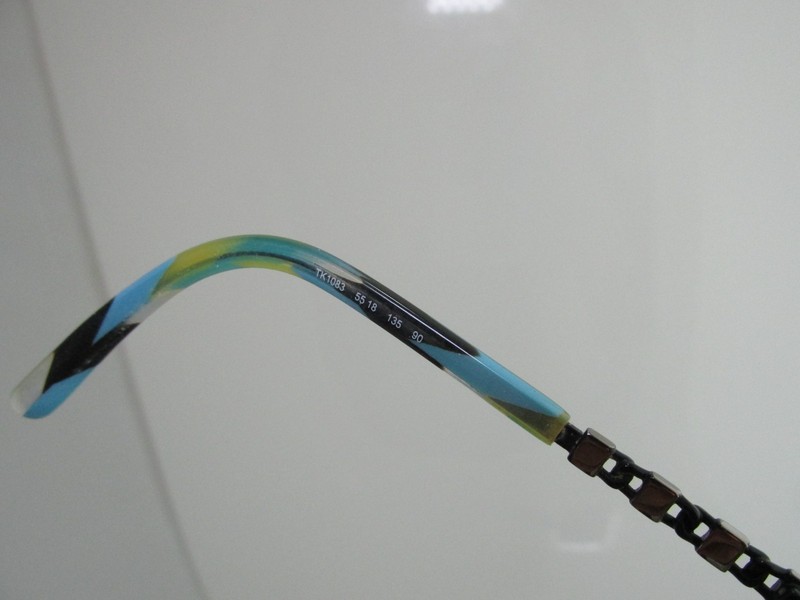 Takumi TK1083 Rimless Eyeglass Frames Designer Blue Green Brown Ladies 55 18 135 gallery