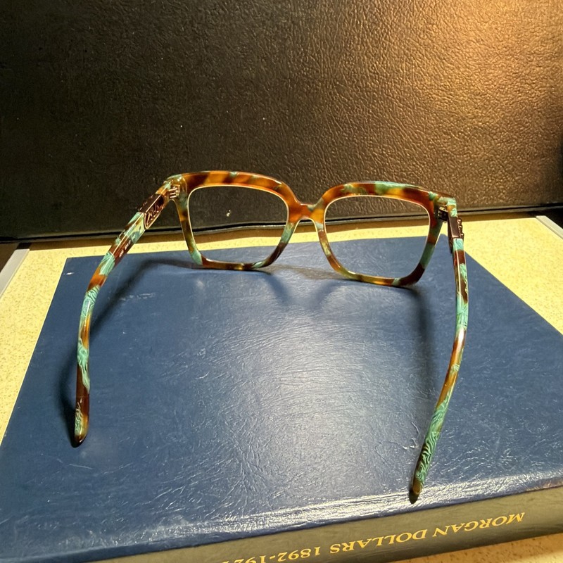 Michael Kors MK 4119U nassau teal graphic tortoise 4000 Eyeglasses square frame gallery