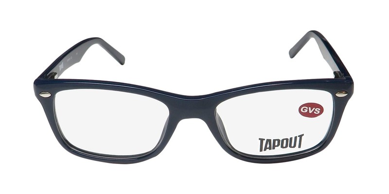 NEW TAPOUT TAP839 EYEGLASS FRAME MENS SQUARE FULL-RIM 50-17-140 421 PLASTIC BLUE gallery