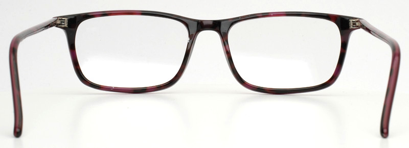 BELLAGIO 839 C02 Burgundy Womens Rectangle Full Rim Eyeglasses 50-17-135 B:32 gallery