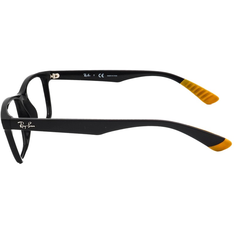 Ray-Ban Eyeglasses RB 7025 5417 Polished Black Square Frame 55[]17 145 gallery