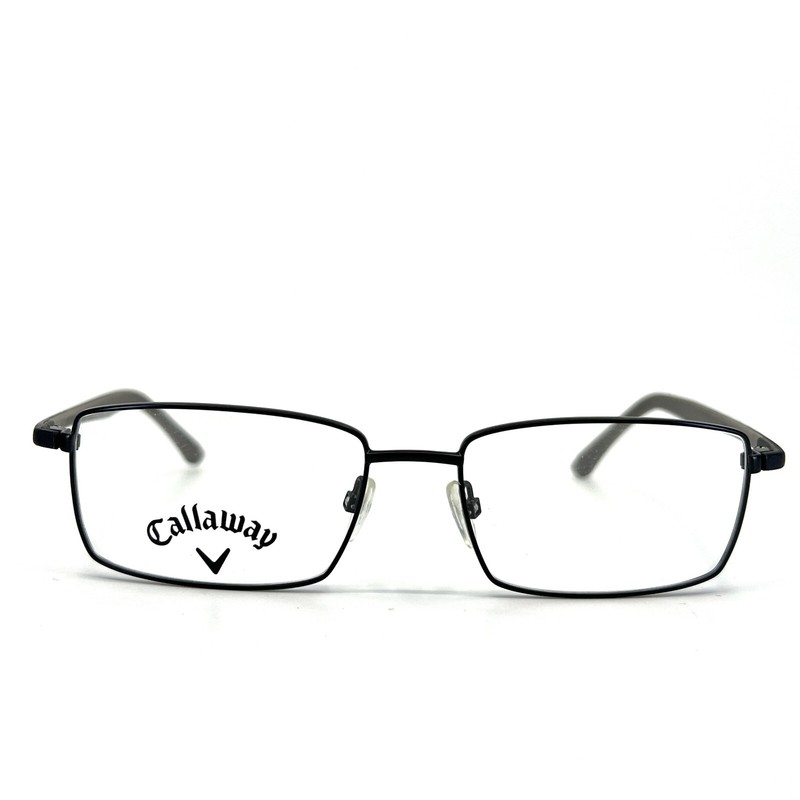 Callaway hinesburg Eyeglasses Men’s Metal Black Rectangle Half Rim 54-17-140