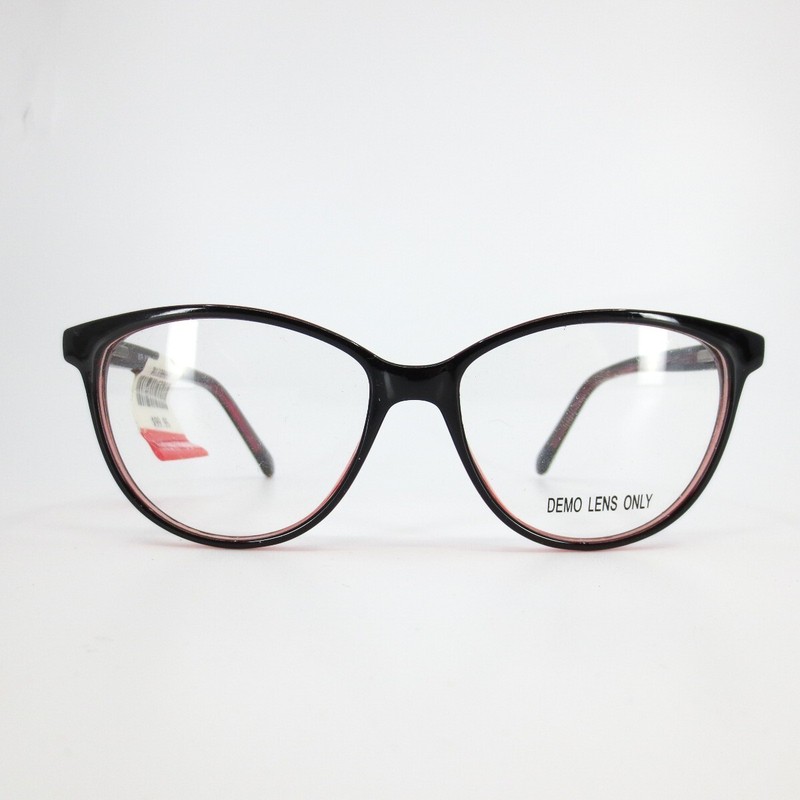 WP 8108 BK/CHY Black Cherry Round Womens Eyeglasses Frames 53-15-140 a19
