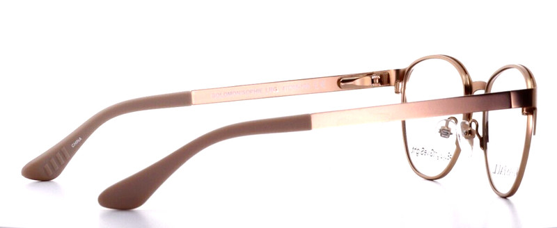 JONAS PAUL Solomon/Sophie LRG Rose Gold Unisex Kids Round Eyeglasses 47-16-130 gallery