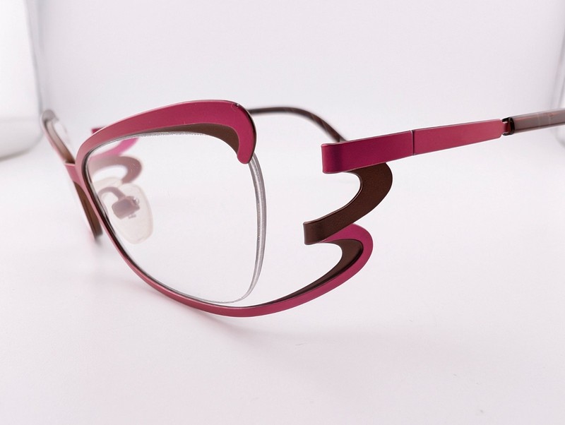 BOZ by J.F. Rey Eyeglasses, Frames Only, Swan 8292, 53-16-125, Metal, France gallery