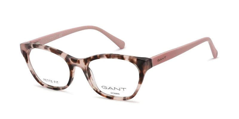 GANT GA 4099 055 Pink Havana Plastic Woman Eyeglasses Frame 50-16-140 Petite Fit