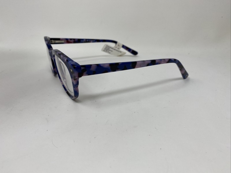 HARD CANDY HC26 TTBLUE PURPLE & BLUE MARBLE 48/21/140 FLEX HINGE EYEGLASSES !F71 gallery