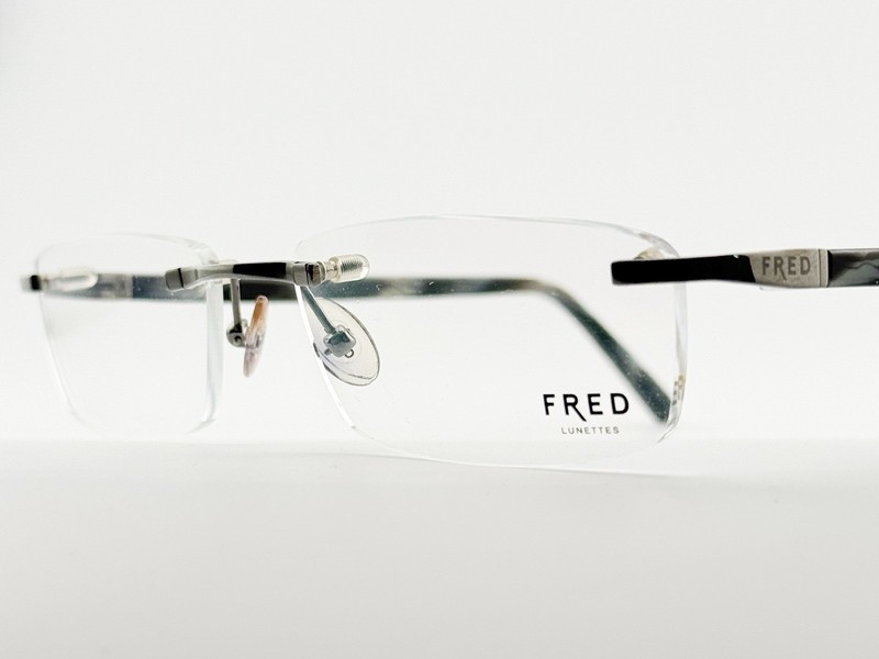 Authentic FRED Eyewear IN LIFE 003 Eyeglasses RARE Rimless France Frame gallery