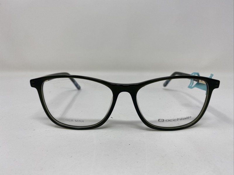 OCCHIALI EYEGLASSES FRAME OCA-MINA GRN 55-17-145 OLIVE FULL RIM QR28