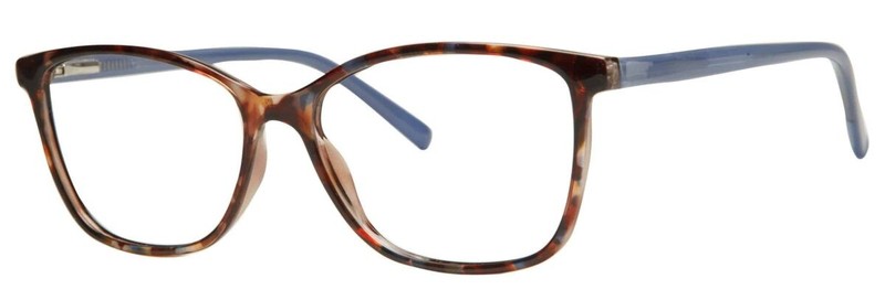 Enhance EN4315 Eyeglasses Frame Size 58-16-150 Blue Tortoise Mens Womens Glasses