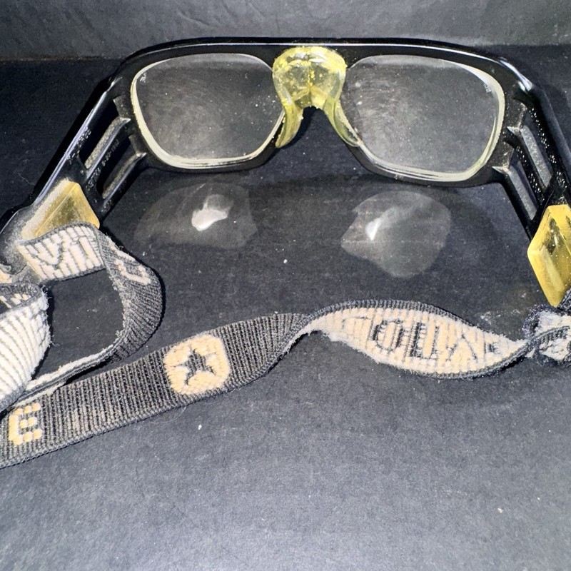 Vintage Converse by REM Sport Goggle XL Safety Glasses 1993 Hong Kong FOR PARTS gallery