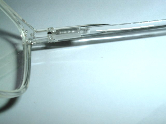 New Unisex Design France Clear Lucite Eye Glasses gallery