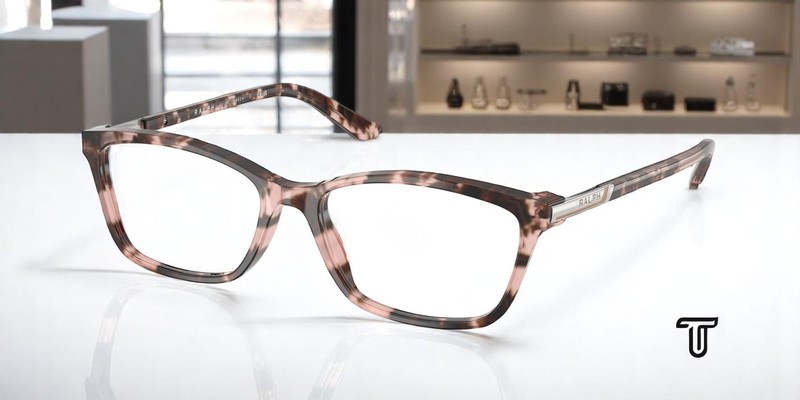 RALPH RA7044 1143 Light Pink Tortoise Demo Lens 52 mm Women’s Eyeglasses