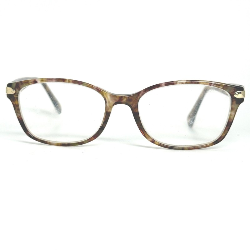 Coach HC 6065 5287 Confetti Light Brown Eyeglasses Frames 51-17-135 Womens 21801