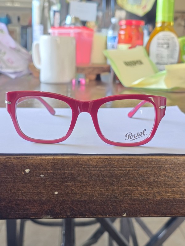 Persol Eyeglasses Frames Demo Lens 3297-V 1172 52□21 145 Bordeaux gallery