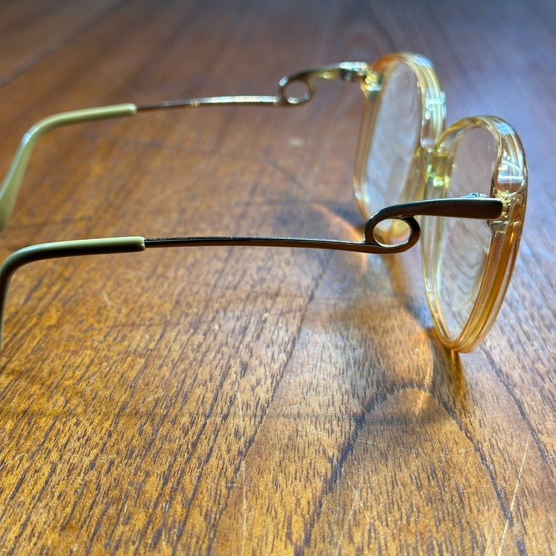 VTG Berdel Sferoflex Wanda Eyeglasses Frame Women's Light Brown Full Rim Italy gallery