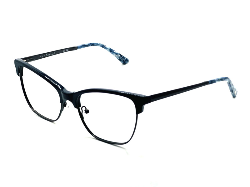 ANN TAYLOR AT349 C03 NAVY/DARK GUNMETAL WOMEN EYEGLASSES 54MM 17 135
