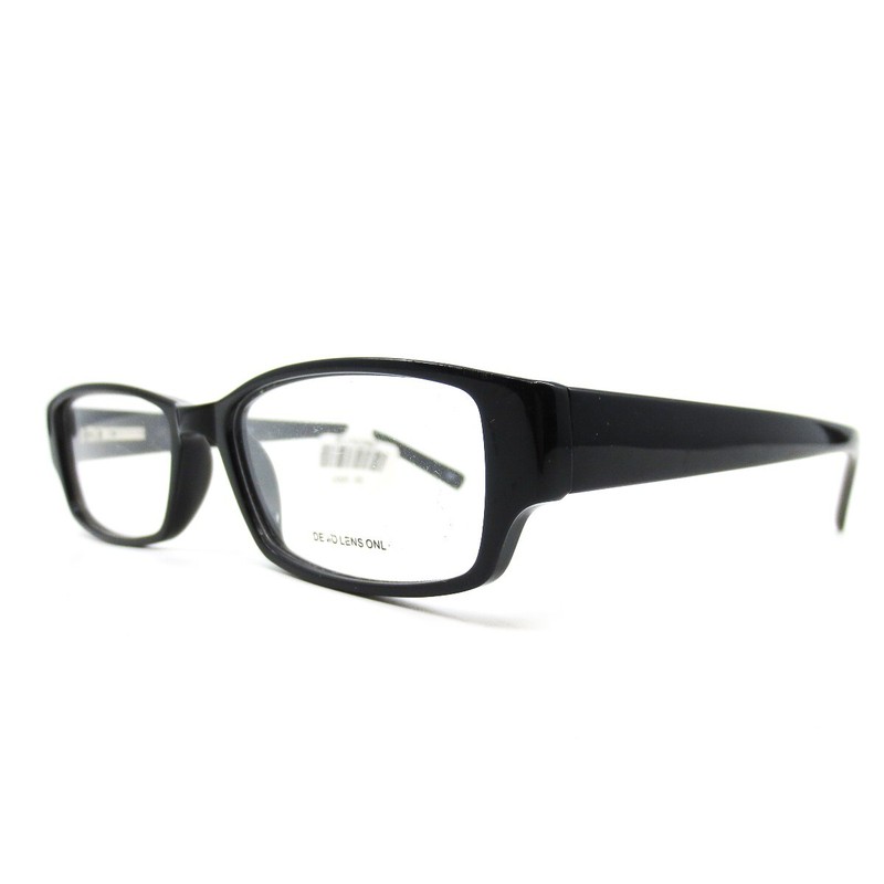 CTP 0001 BK Black Rectangular Full Rim Eyeglasses Frames 53[]17 140 gallery