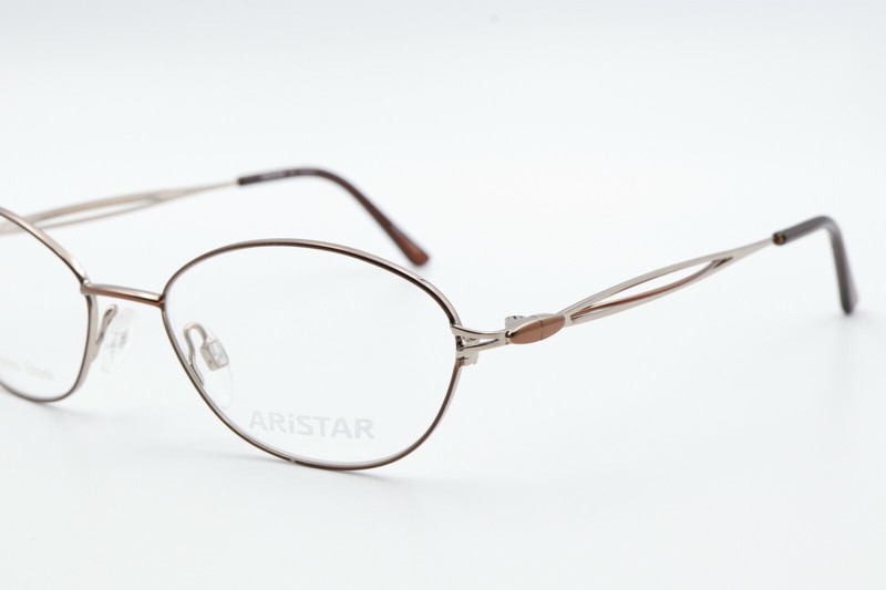 ARISTAR by Charmant AR18419 535 Brown 51-17-135 Eyeglass Frames with Case G377 gallery