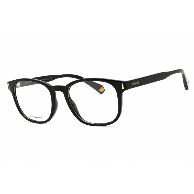 Polaroid Core Men’s Eyeglasses Black Plastic Square Full Rim PLD D453 0807 00
