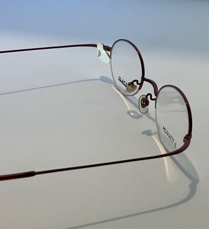 F9 1/2 RIM KENJI EYEGLASSES FRAMES KJ26 41-21-135 TITANIUM COL. 2 JAPAN gallery