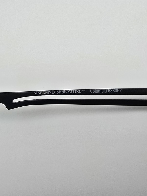 Kirkland Signature Columbia 688062 Black Aviator Eyeglasses Frame w/ Case Italy gallery