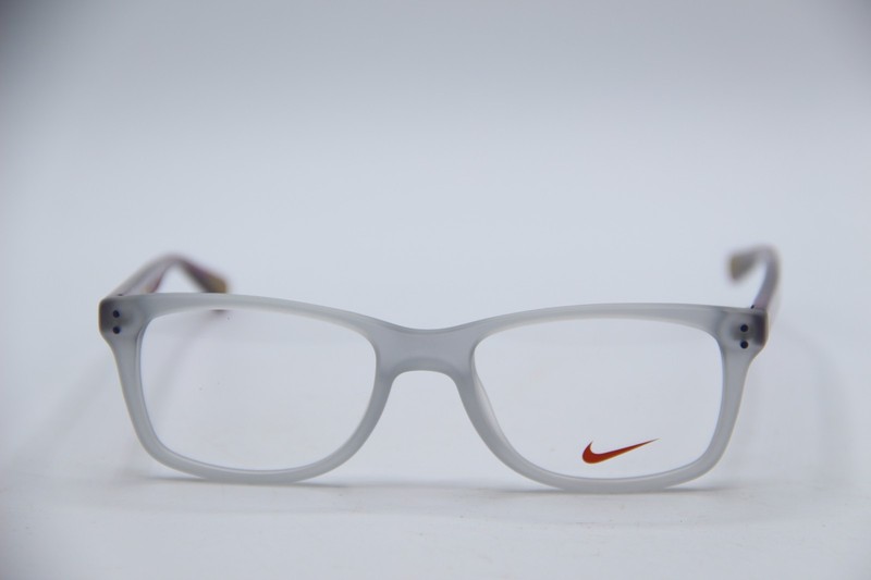 NEW NIKE 5538 051 GREY PURPLE AUTHENTIC EYEGLASSES W/CASE 49-17 gallery