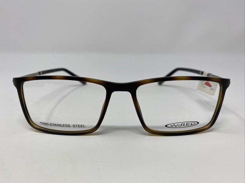 WIRED EYEGLASSES FRAME 6070 TORTOISE 54-16-140 TORTOISE SILVER FULL RIM V09