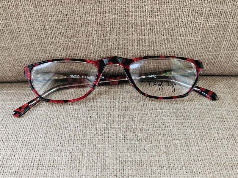 Welling Women Eyeglasses Frame Red Tortoise 145 CT 120 RD Glasses Made in USA gallery