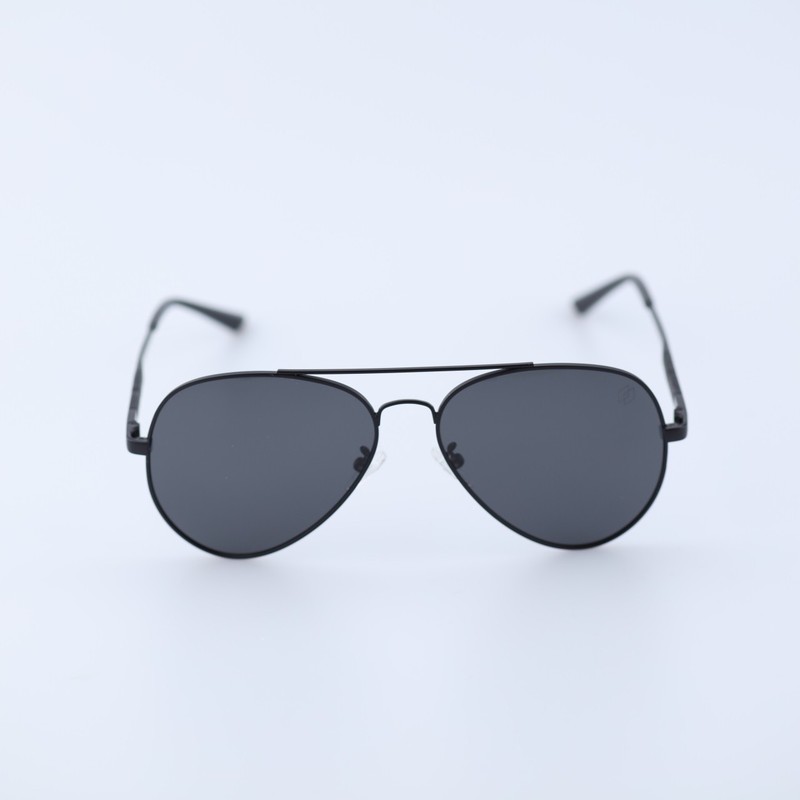O’S OPTICAL Polarized Aviator Sunglasses Men Alloy Double Bridge Teardrop Drive