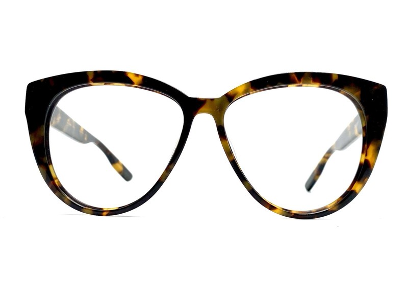 Zenni Brown Tortoise Oversized Cat Eye Glasses 112025 56 16 135