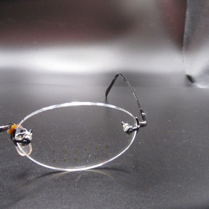 Joseph Abboud Eyeglass Frames JA16749 Rimless Gunmetal Black 10mm Bridge Japan gallery