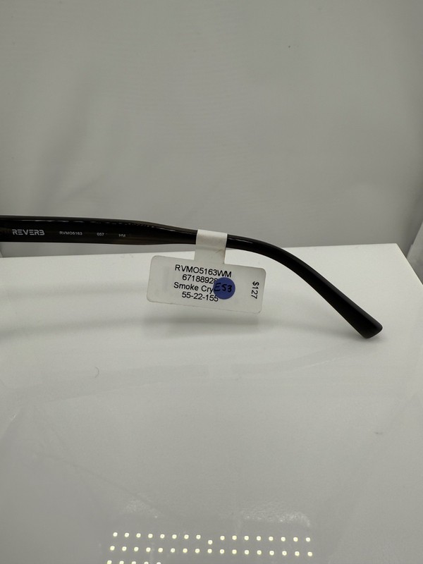 Reverb RVMO5163 Smoke Crystal 057 Eyeglasses 55-22-155 NWT gallery