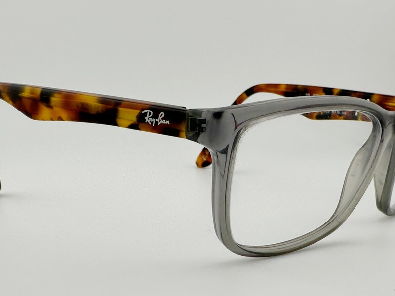 Ray-Ban Eyeglasses RB 5279 5629 Clear Blue Tortoise Square 55-18 145 -FRAME ONLY gallery