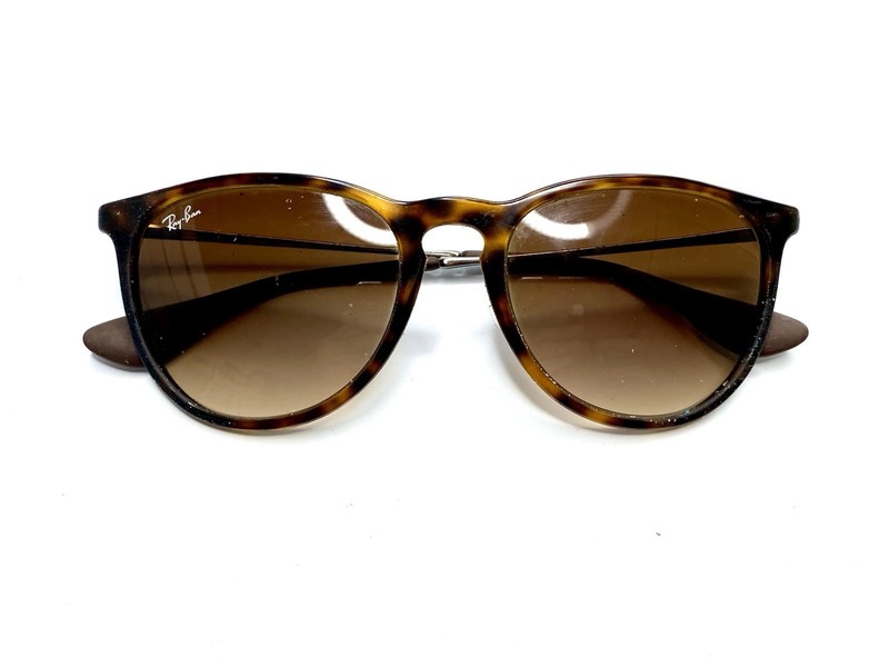 RayBan Brown Tortoise Oval Sunglasses Italy RB 4171 Erika 865/13 gallery