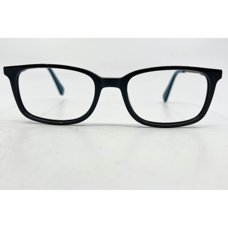 Zenni Optical Eyeglasses Men Black Square Full Rim 53-19-145