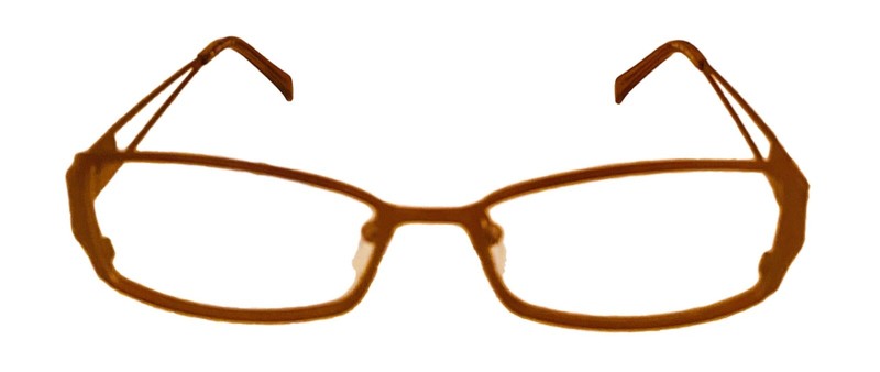 Fabio Alberti Womens Ophthalmic Rectangle Metal Frame Matte Brown 890 gallery