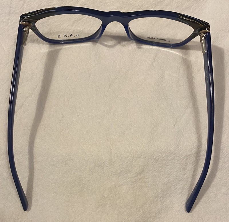 Gwen Stefani Eyeglasses Female L.A.M.B LA035 Navy Blue Optical Frame 53-19-140 gallery