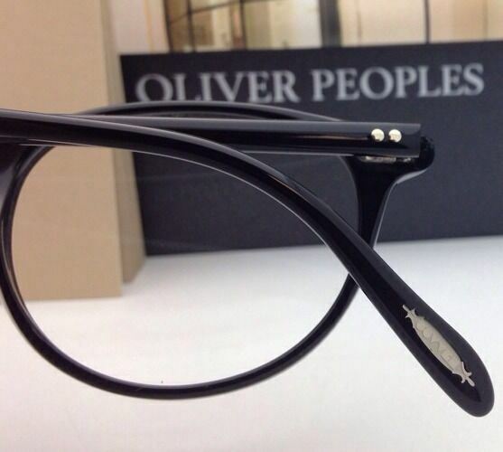 New OLIVER PEOPLES Eyeglasses RILEY R BK OV 5004 1005 47-20 Black Frame w/ Demo gallery