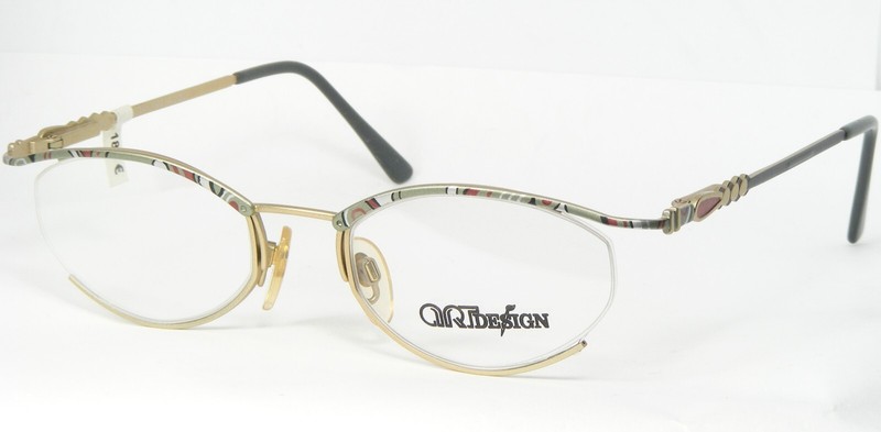Vintage Art Design 144 F557 MULTICOLOR UNIQUE EYEGLASSES 50-20-134mm Germany