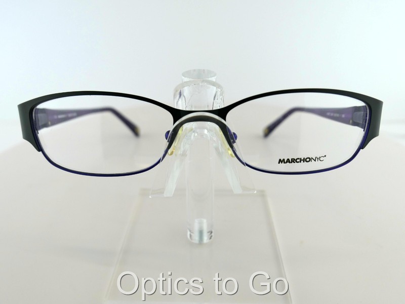 MARCHON NYC Westside JANE (001) Black /Blue 50-16-135 Eyeglass Frames