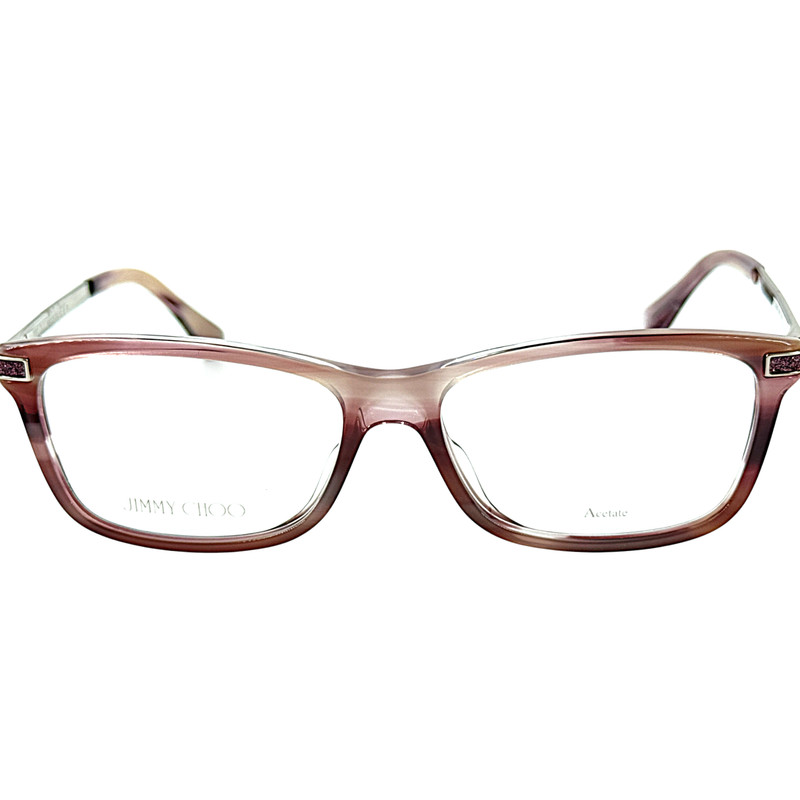 Jimmy Choo JC268G Womens Plastic Eyeglass Frame 0HR5 Light Pink Pearl 52-15 gallery