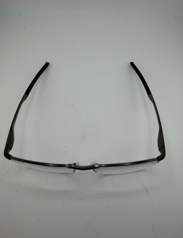 OAKLEY VOON EYEGLASSES FRAMES ONLY OX3026-0257 GRAY HALF RIM OVERSIZED 57-17-139 gallery