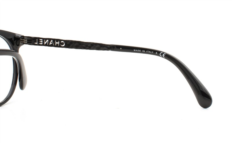 Chanel Eyeglasses Glasses ch3409 888 Polished Black 50mm with Pouch gallery